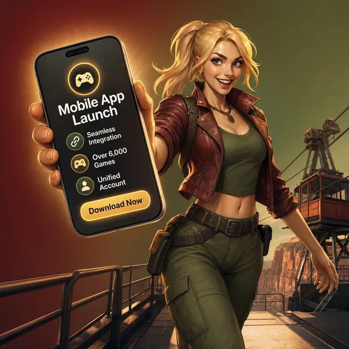 Mapmaker presenteert Rolldorado mobiele app met naadloze game-integratie op gloeiend scherm